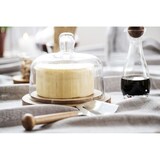 thumbnail of Käsehobel Käseschneider Käsemesser aus Edelstahl & Eichenholz