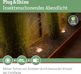Éclairage extérieur avec protection contre les insectes.