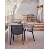 thumbnail of garbar NOA Mesa Cuadrada Interior, Exterior 90x90 Pie Blanco - Tablero Blanco