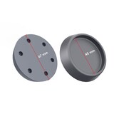 thumbnail of BAUHELD Gummifüße Schwingungsdämpfer 67 x 60 mm 4 Stück Dunkelgrau