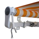 thumbnail of Alu-Markise T792, Gelenkarmmarkise Sonnenschutz 5x3m ~ Polyester Creme