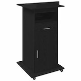 thumbnail of Podio con ruota Rovere nero 55 x 55 x 107 cm Vega Master in derivati \u200b\u200bdel legno Modello moderno