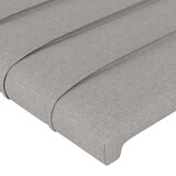 thumbnail of vidaXL LED Kopfteil Hellgrau 100x5x78/88 cm Stoff