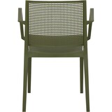 thumbnail of SIENA GARDEN Urban Lights Set 3teilig Square Sessel gastrotauglich olive mit Tisch Sola Ø80