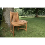 thumbnail of 180° Baumbank Male mit Rückenlehne aus Teak braun