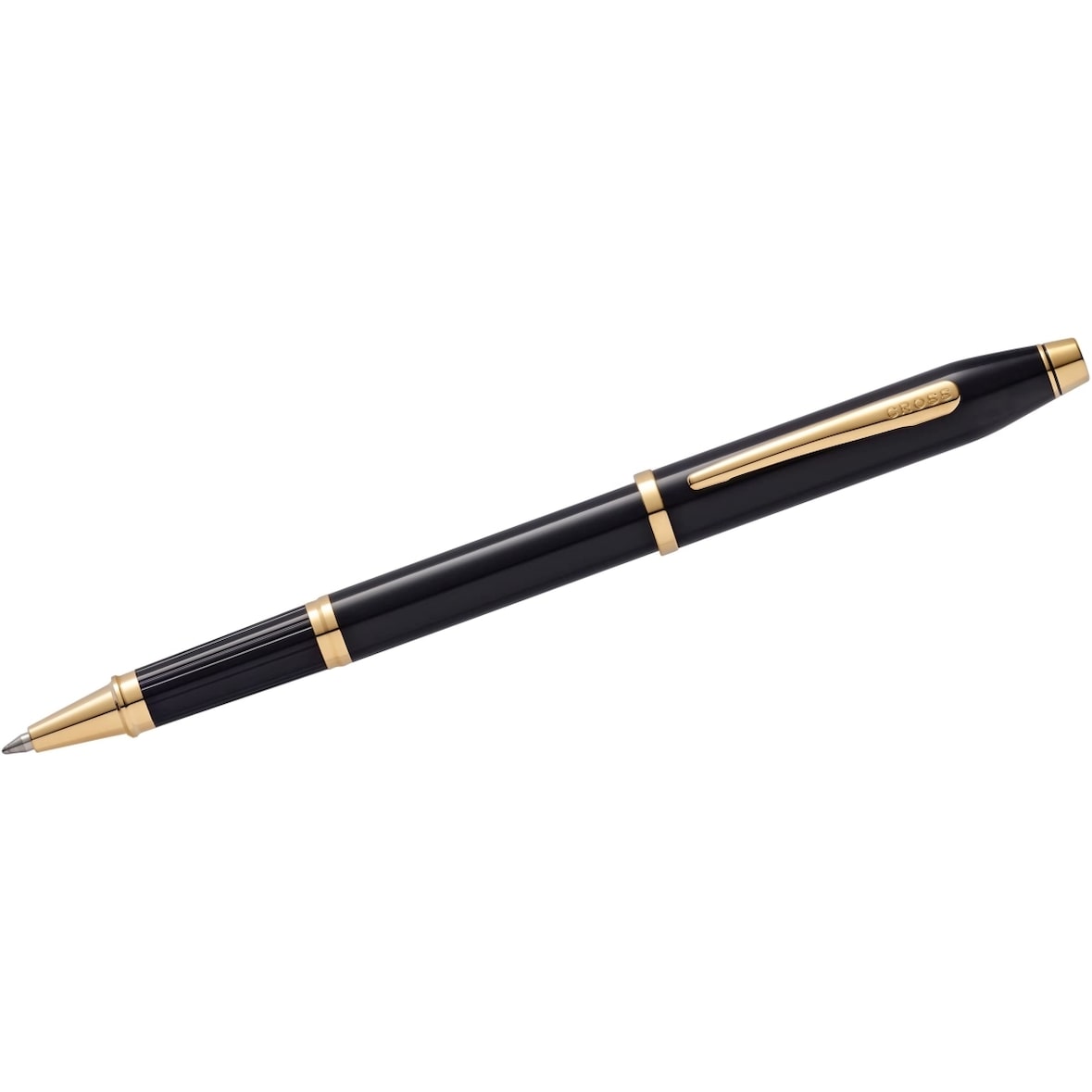 Rollerball Century II Schwarz-Lack 23Kt. Applikationen Geschenkbox