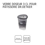 thumbnail of Verre doseur gradué en plastique 4 cl Dr.Oetker