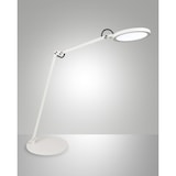 thumbnail of Regina - Lampada da tavolo orientabile bianca Fabas Luce - LED Touch integrato 9W dimmerabile CCT (3000K 4000K 5000K 6000K)