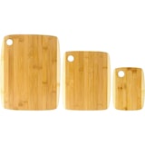 thumbnail of Set de 3 tablas para cortar alimentos de bambú, Robusta y Resistente absorbe la humedad