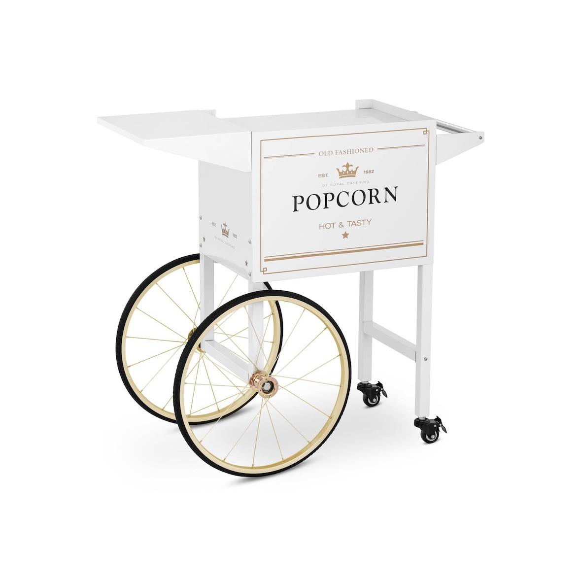 Royal Catering - Popcornkar - wit en goud