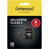 thumbnail of Intenso 8GB microSDHC Class 4 + SD-Adapter