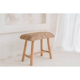 thumbnail of Bazar Bizar Bank van teak en raffia 60x28x45 cm naturel