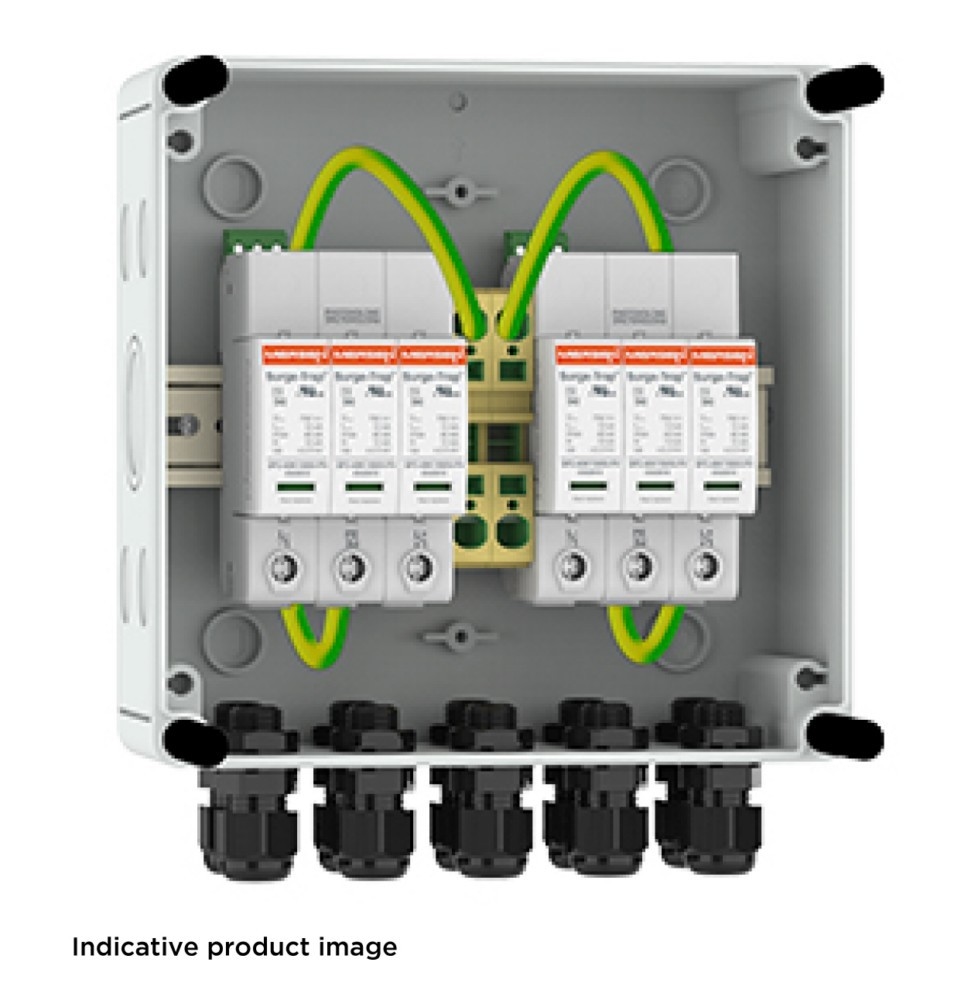 Mersen Photovoltaik-Stringbox 2 PVBT12-1000V-B-213 83070006