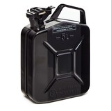 thumbnail of BW® Kraftstoffkanister Metall Benzinkanister 3x 5 Liter - Schwarz - RAL 9005 - TÜV-geprüft und UN-Zulassung - Made in Europe