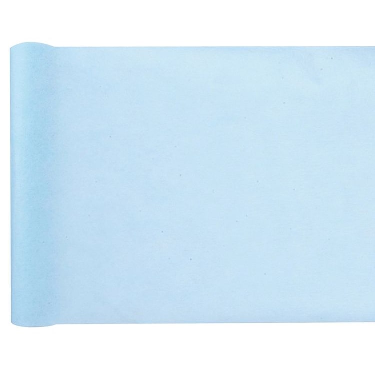 Tischläufer hellblau Vlies 25 m x 30 cm