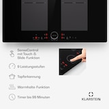 thumbnail of Delicatessa 77 Flex Einbaukochfeld Induktion 4 Zonen 7000W Glaskeramik Schwarz