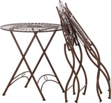 thumbnail of Bistro set Tegal antiek bruin