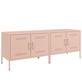 thumbnail of Helloshop26 - Meubles TV multimédia étagère télévision buffet téléviseur salle à manger salon chambre 2 pièces rose 68 x 39 x 50,5 02_0028649