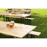 thumbnail of Table de Brasseur Pliante Qualité Brasserie Largeur 220 mm - Lot de 2 - Veba - l- L- P80- h78- Bois