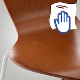 thumbnail of Set 4 Sedie Impilabili CALISTO marrone