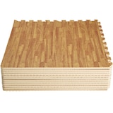 thumbnail of tectake Ensemble de 12 Dalles Carrées EVA - Tapis de sol, Sport - Set de 12 imprimé bois