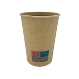 thumbnail of VASOMADRID S.L., Vaso cartón 8oz, Caja de 1000 uds en bolsas de 50 uds, 240 ml, kraft, ref. smrk8