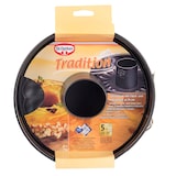 thumbnail of Dr. Oetker Molde Redondo para Roscos Y Tartas, Molde Desmontable 24 Cm con Doble Base, Acero con Revestimiento Especial Antiadherente, Color Negro, 1