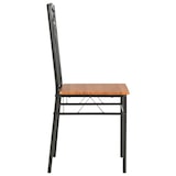 thumbnail of Décoshop26 - Lot de 6 chaises de salle à manger cuisine design simple et intemporel marron MDF CDS022581