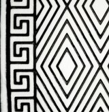 thumbnail of 3 Teiliges Badematten-Set mit Muster aus Polyester und Schwarz