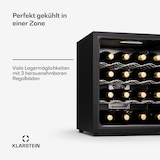 thumbnail of Klarstein Silent Vino 16 Uno | Weinkühlschrank | 1 Zone / 16 Flaschen Schwarz