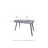 thumbnail of Scrivania Ocrea in rovere | tavolo da ufficio in rovere | 130 x 60 | 1255130