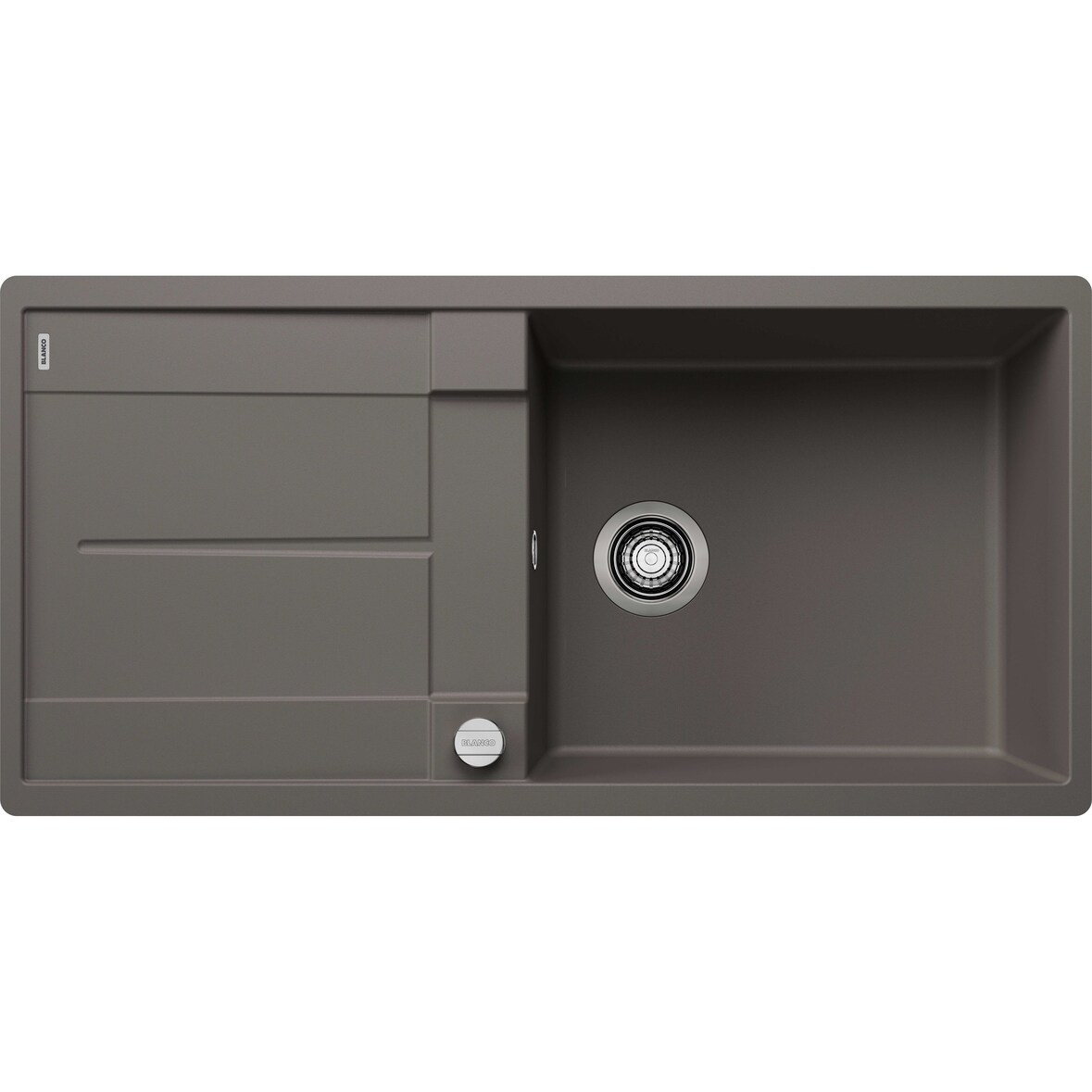 BLANCO METRA XL 6 S-F Einbauspüle SILGRANIT vulkangrau ab 60 cm Excenter