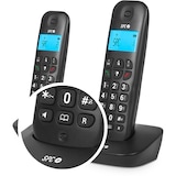 thumbnail of SPC Air Pro Duo - Schnurlose Telefone, beleuchtetes Display, Freisprechen, ECO-Modus, schwarz