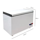 thumbnail of Gasfrit – Congelatore a pozzetto 1 porta, 246 litri, 1050 x 570 x 860 mm