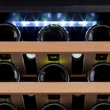 thumbnail of Klarstein Vinamour 73 Duo Weinkühlschrank 2 Zonen 192 L/73 Flaschen 5-18°C Touch Edelstahl