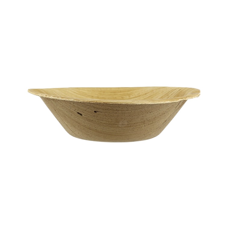 MONOUSO - Palmblatt Schale Rund Ø12,5cm (25 Stück)