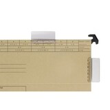 thumbnail of Sichtreiter mit Beschriftungsschild aus PVC, farblos, 50x27 mm