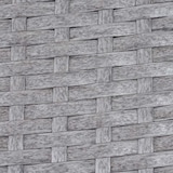 thumbnail of 2er-Set Poly-Rattan Gartensessel Halden, Korbsessel ~ grau, Kissen creme