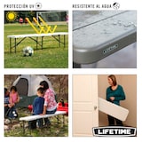 thumbnail of Banco plegable ultrarresistente 454 kg Lifetime 183x29x42 cm uv100
