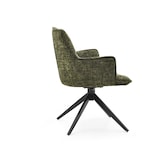 thumbnail of Esszimmerstuhl / Drehstuhl Tavaro Stoff grün hjh LIVING