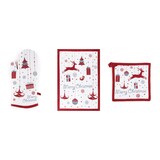 thumbnail of Excelsa Küchentextilien-Set 3-Teilig Merry Christmas Baumwolle Bunt