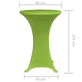 thumbnail of vidaXL Tafelhoes stretch 2 stuks 80 cm groen