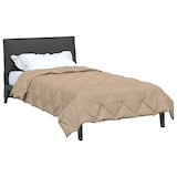 thumbnail of vidaXL Sommerdecke Taupe 200 x 155 cm Mikrofaser
