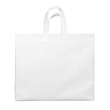 thumbnail of MONOUSO - Große Vliesstofftasche PREMIUM Weiße 45+20x40cm (100 Stück)