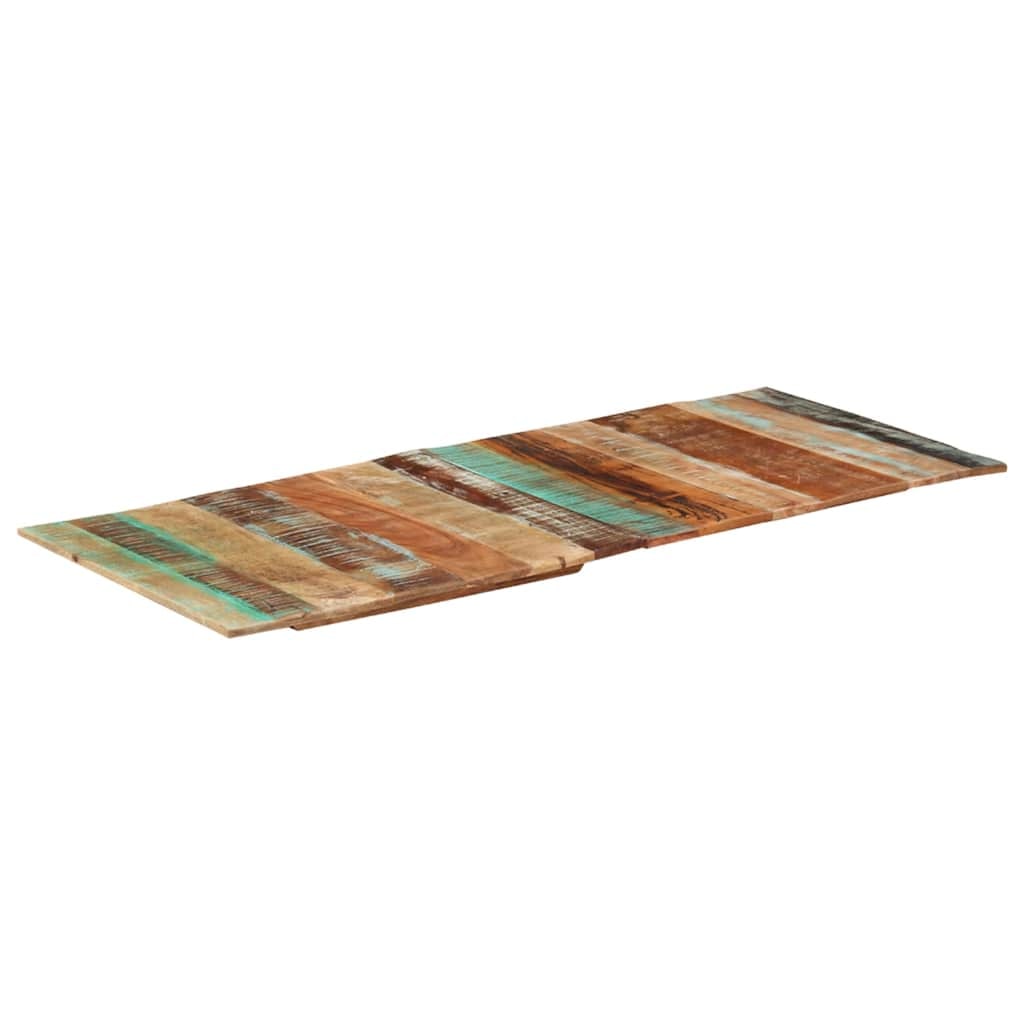 vidaXL Tafelblad rechthoekig 15-16 mm 60x140cm massief gerecycled hout