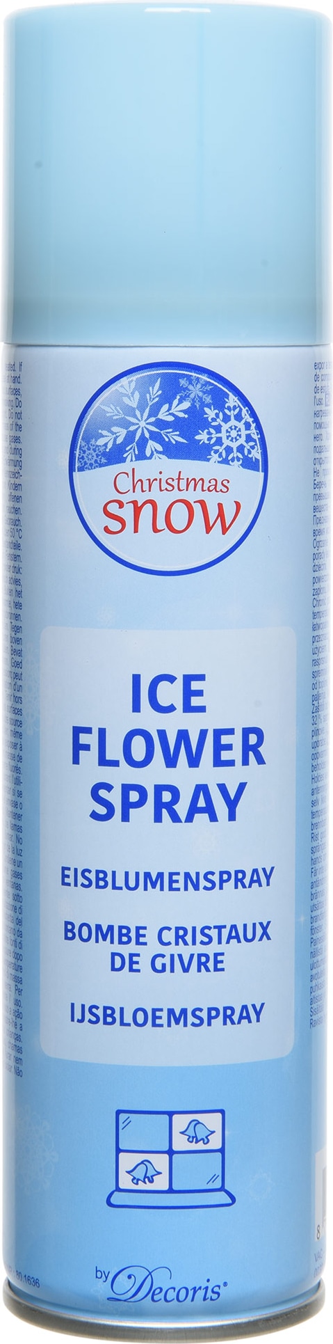 Eisblumenspray 150ml Eisblumen Dekospray Frosteffekt Raureif Effekt für Fenster Glas Spiegel und glatte Oberflächen Winterdeko & Weihnachtsdeko