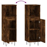 thumbnail of vidaXL Badschrank Räuchereiche 30x30x100 cm Holzwerkstoff