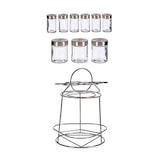 thumbnail of San Ignacio - VIVALTO - Juego de 9 Botes de Cristal 85+320ml con Soporte