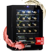 thumbnail of Klarstein Shiraz 20 Uno Weinkühlschrank 53l 20Fl Touch-Bedienfeld 5-18°C Schwarz