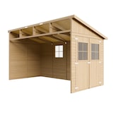 thumbnail of Caseta de jardín M340 – 201 x 395 cm – 8 m², sin suelo